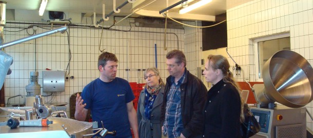foto werkbezoek Slagerij Dantuma
